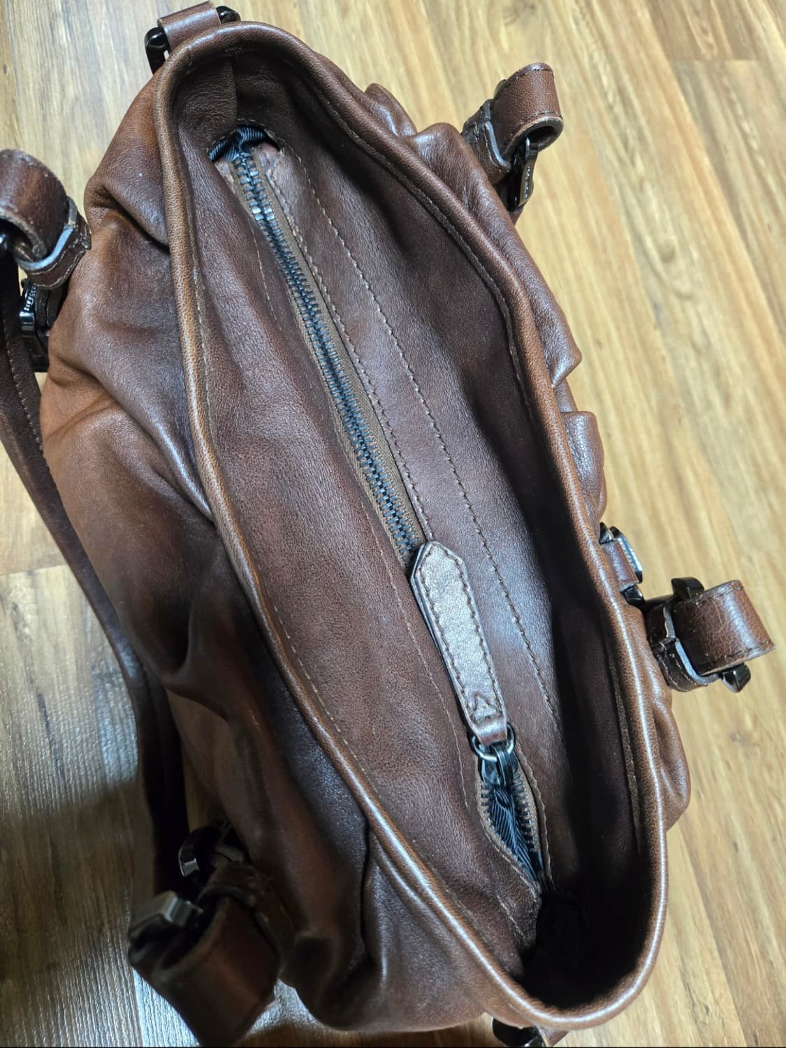 버버리 프로섬 브라운 가죽 토트백 숄더백 상품이미지6