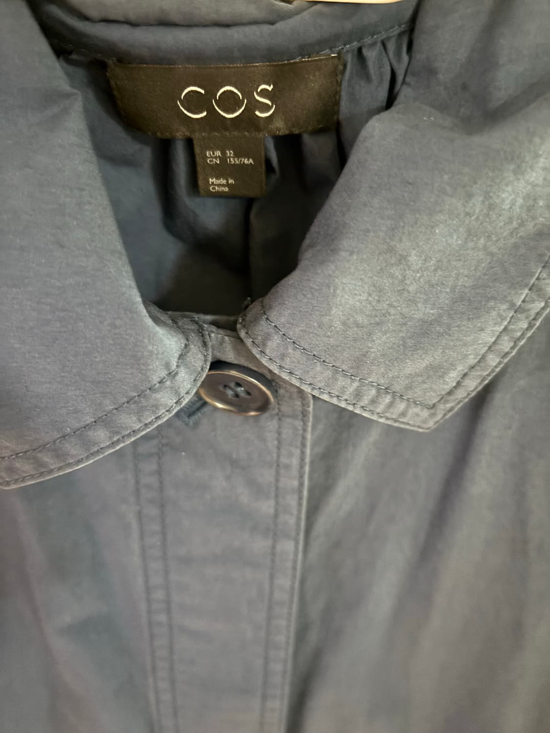 COS 코스 네이비 셔츠형 원피스 상품이미지4