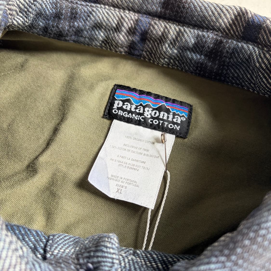 파타고니아 빈티지 스트라이프 셔츠 XL 상품이미지6