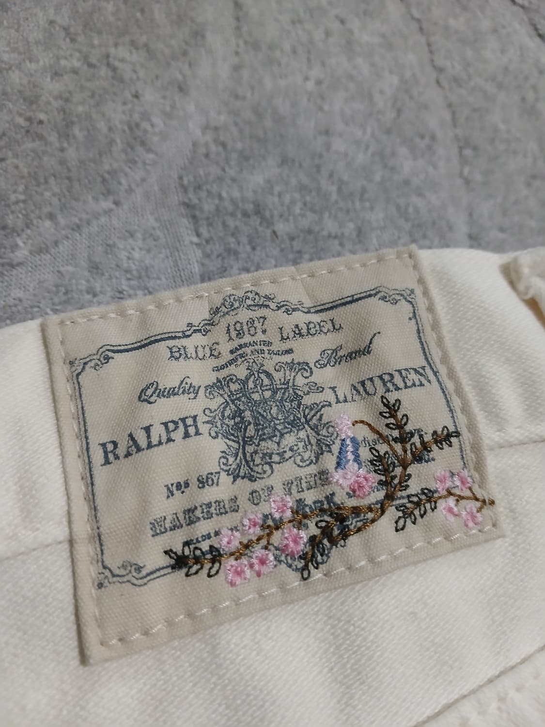 *Ralph Lauren 여성 아이보리 슬림핏 팬츠 26 상품이미지6