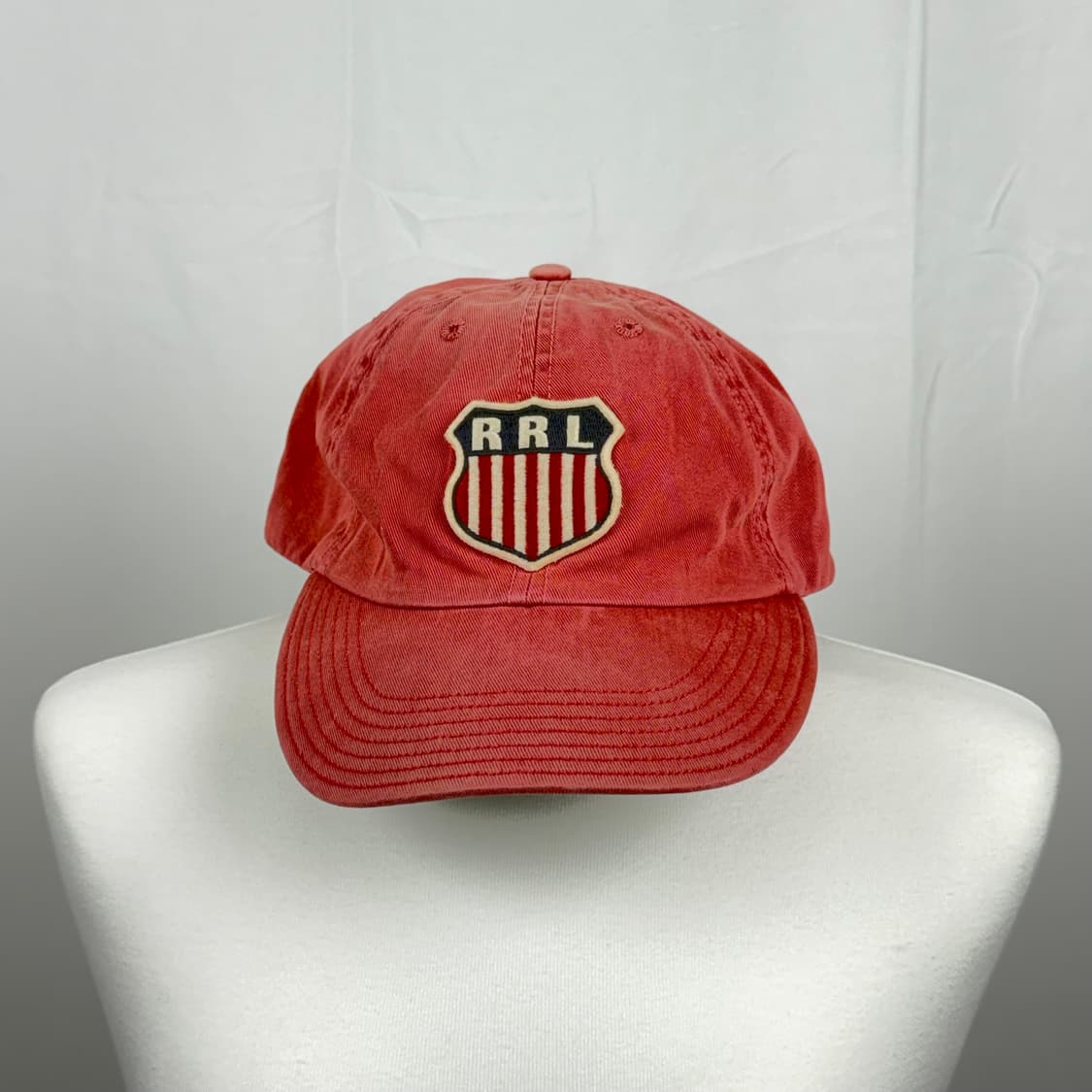 RRL]더블알엘 방패 볼캡 빈티지레드 컬러 DoubleRL 쉴드 볼캡 상품이미지1