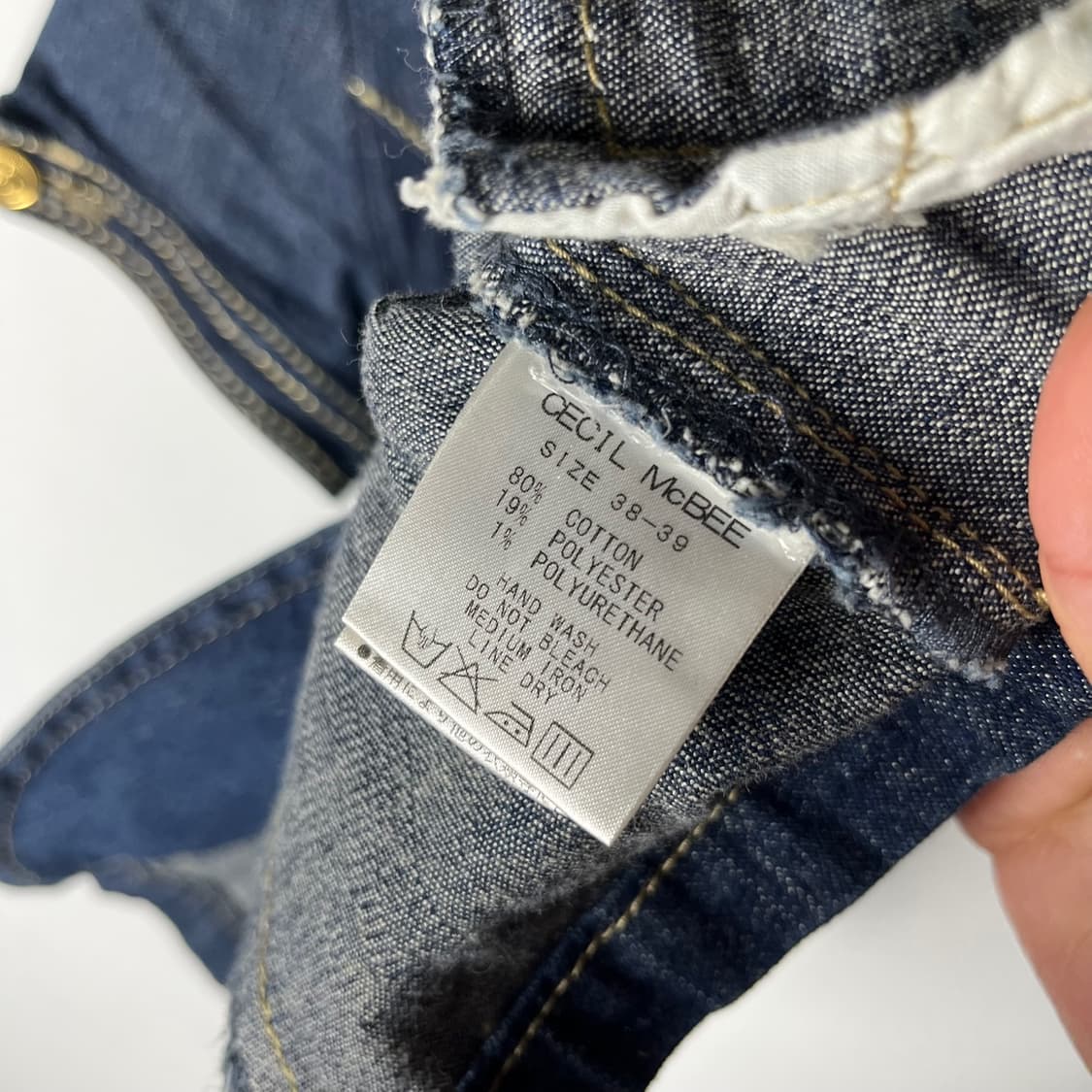 [Cecil McBee] 세실맥비 금장 하프 데님자켓 상품이미지6