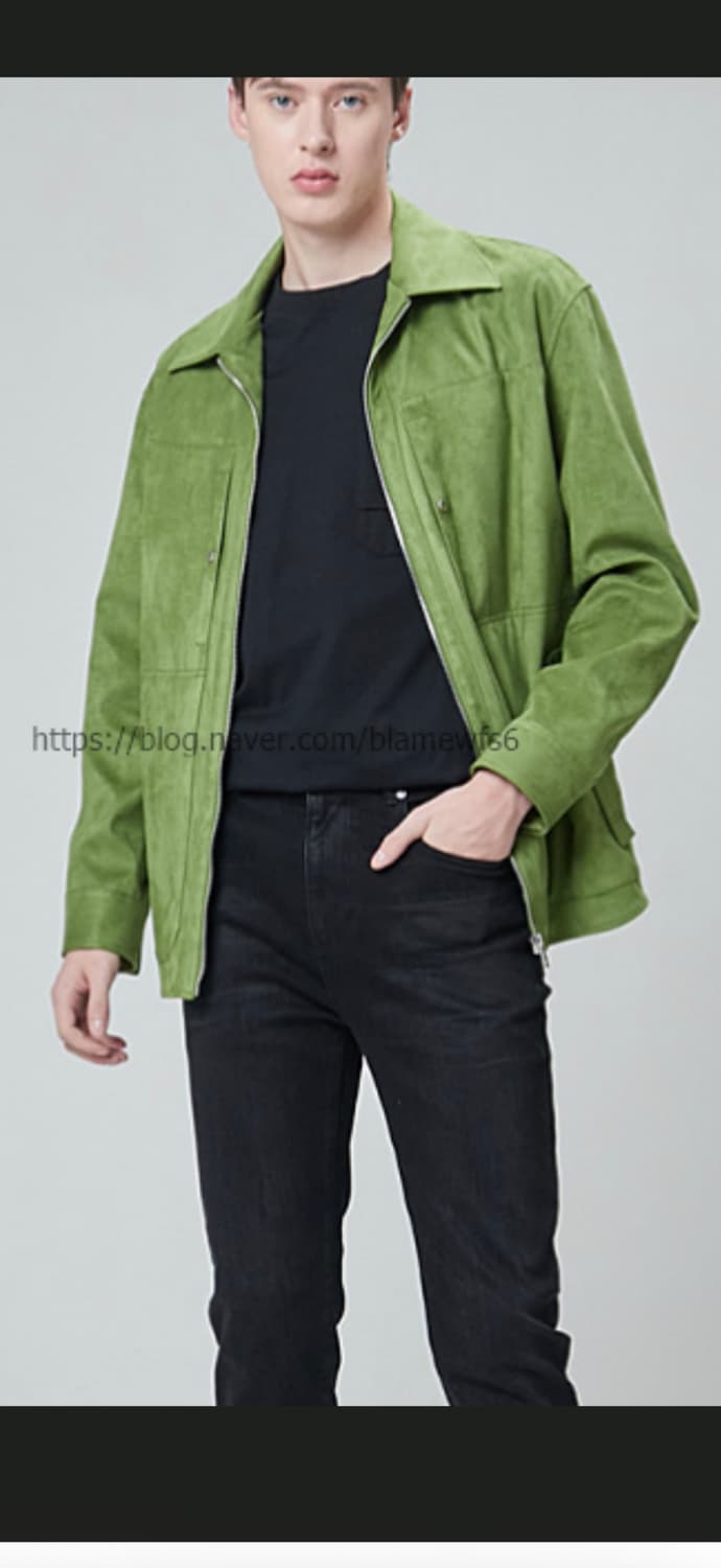 시스템옴므 스웨이드 집업 점퍼 (SH2C0-WSH702) 상품이미지6