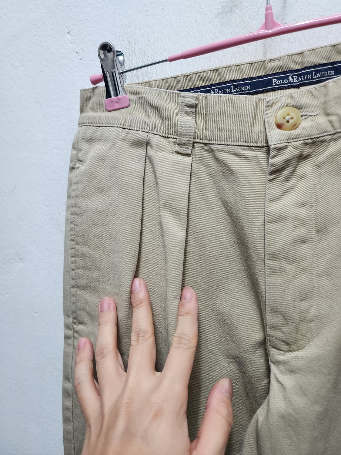 폴로 투턱 아메카지 베이지 치노팬츠  상품이미지4