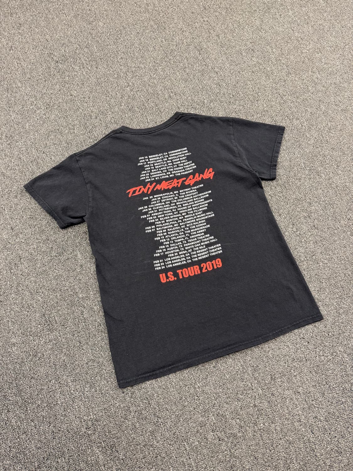 M) Ting Meat Perv 2019 투어 반팔 티셔츠 상품이미지2