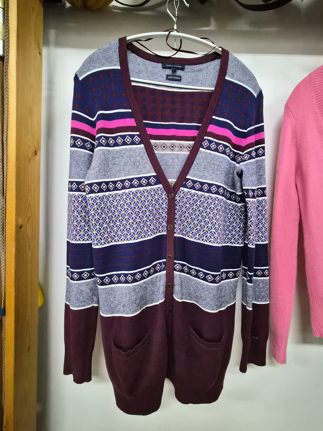 타미힐피거 코튼캐시미어 가디건 상품이미지1