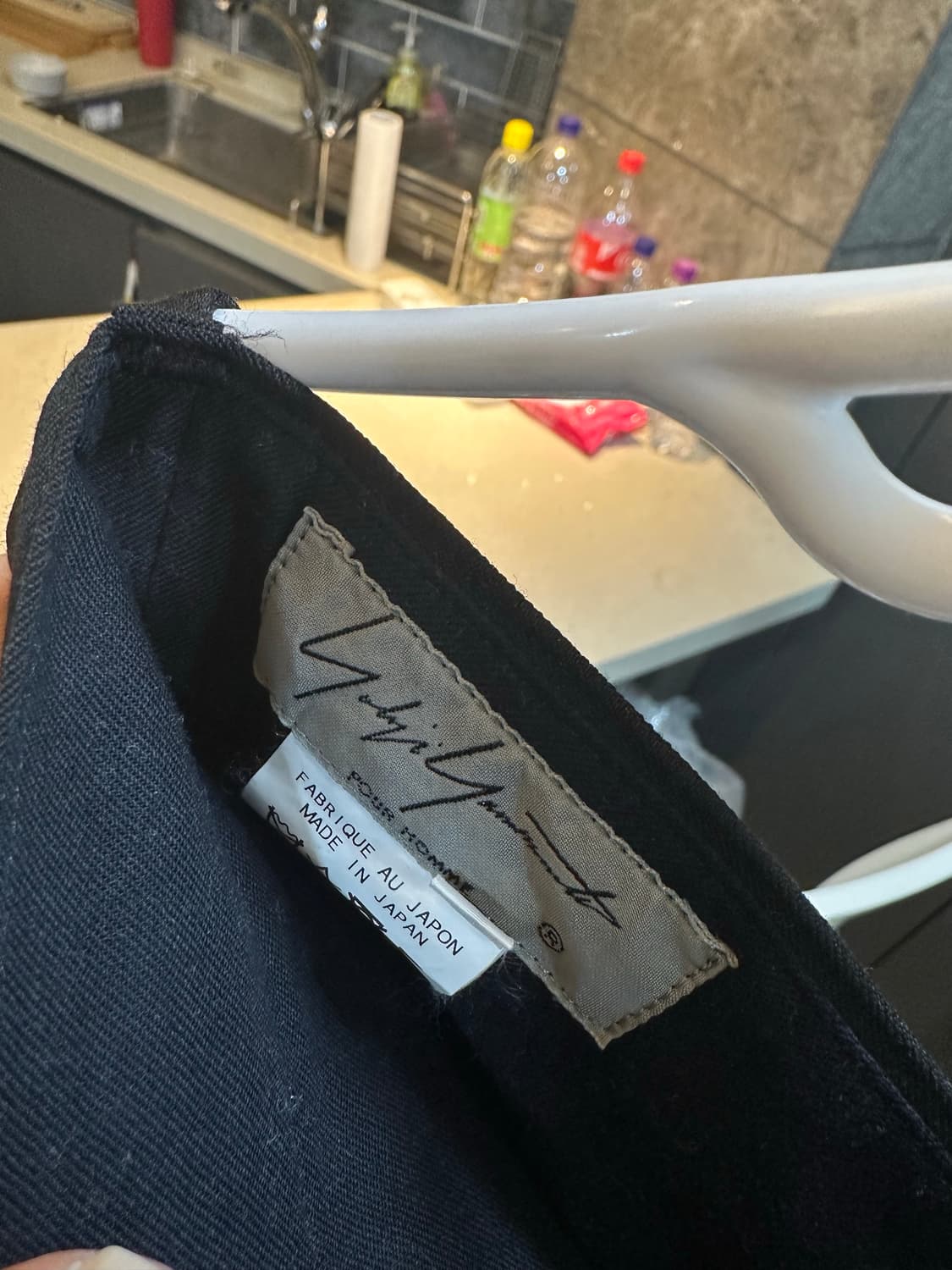 요지 야마모토 뿌르 옴므 기본 바지 상품이미지6