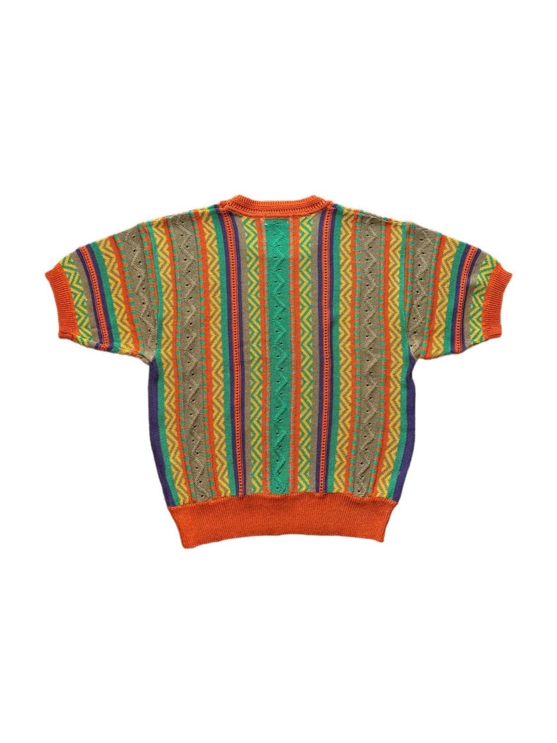 빈티지 스트라이프 반팔 스웨터 상품이미지2