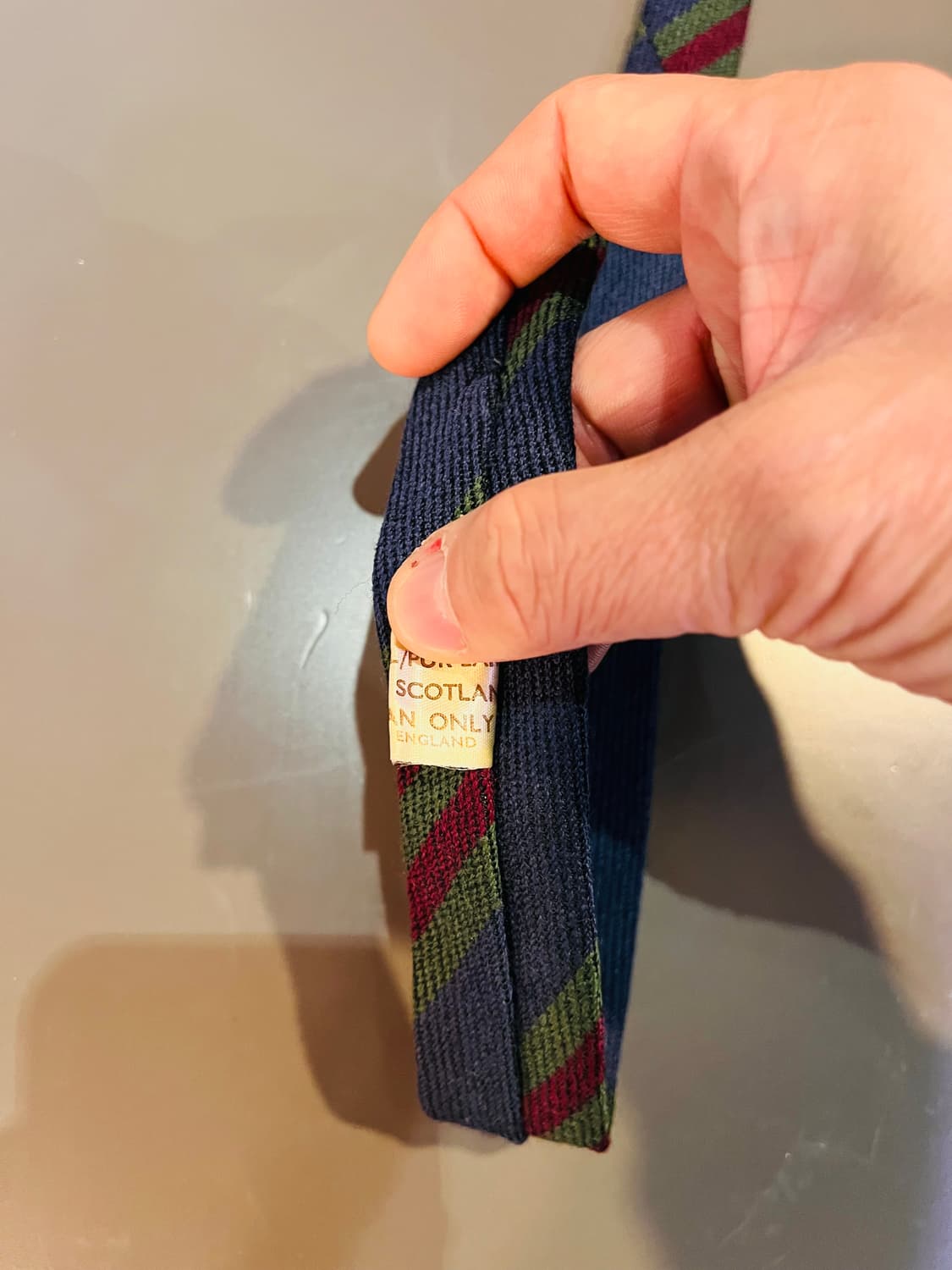 버버리 레지멘탈 스트라이프 울 넥타이 (영국) 상품이미지3