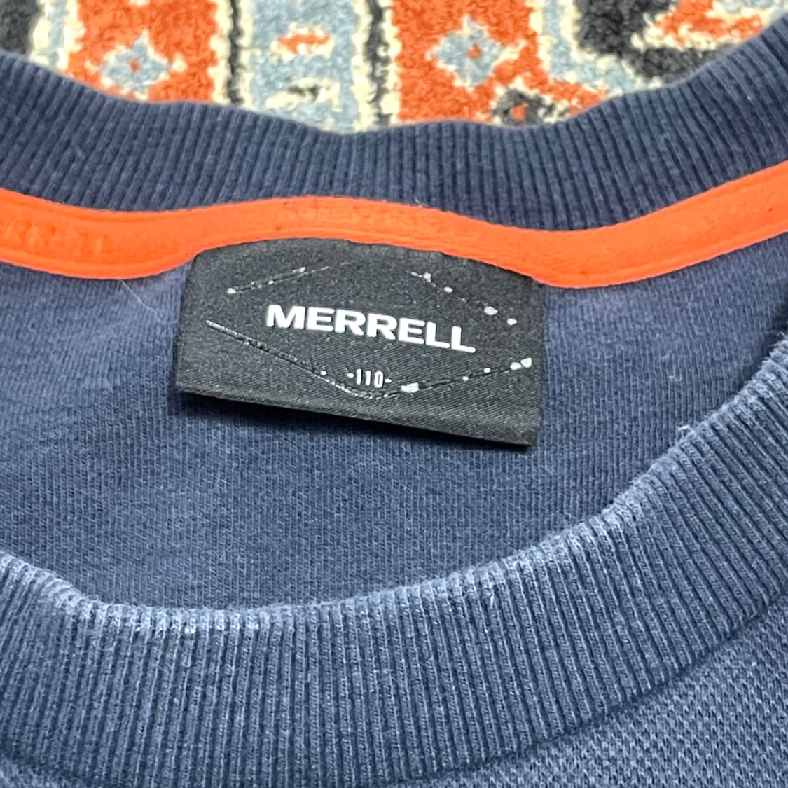 머렐 네이비 맨투맨 남성110 상품이미지4