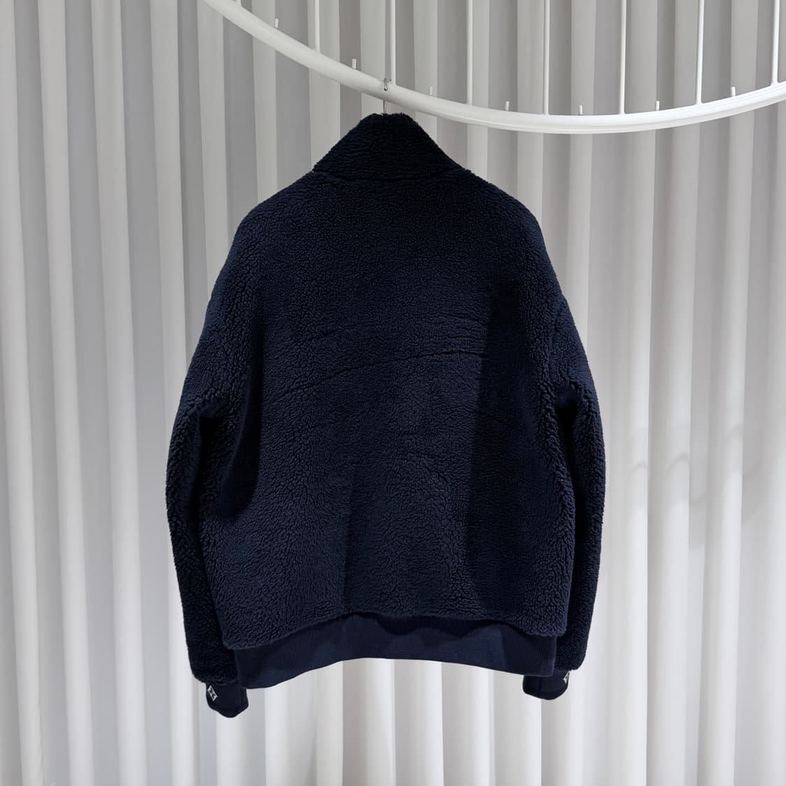 (S/XXL) / 루이비통 모노그램 레더패치 플리스 블루종 후리스 자켓 상품이미지6