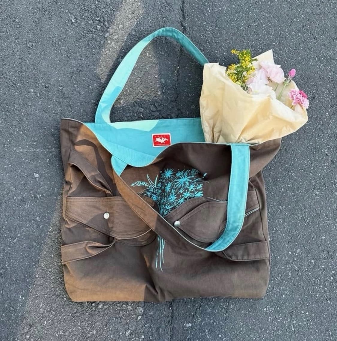 ggott 갈색 민트 숄더가방 상품이미지1