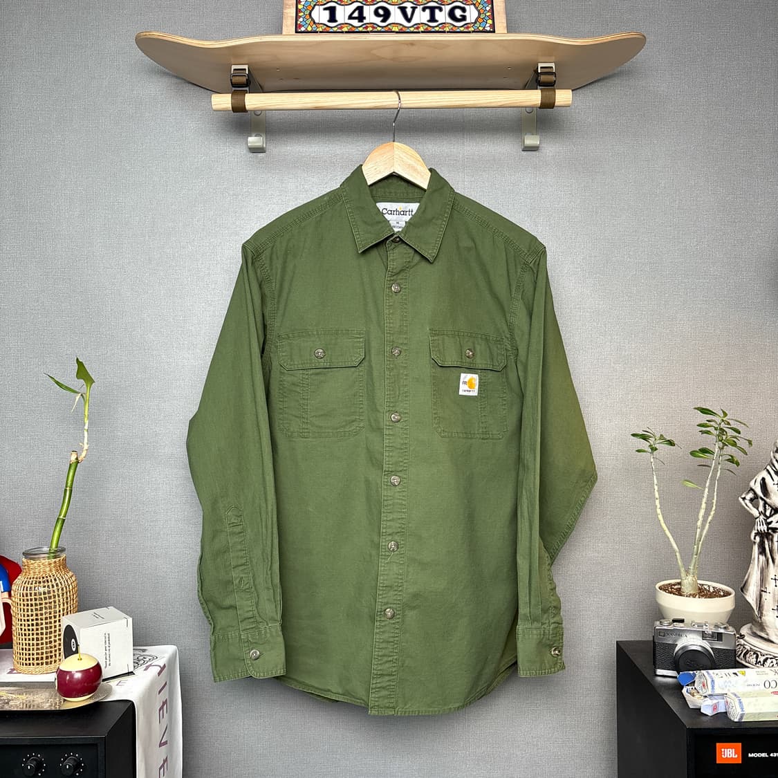 칼하트 카키셔츠 상품이미지2