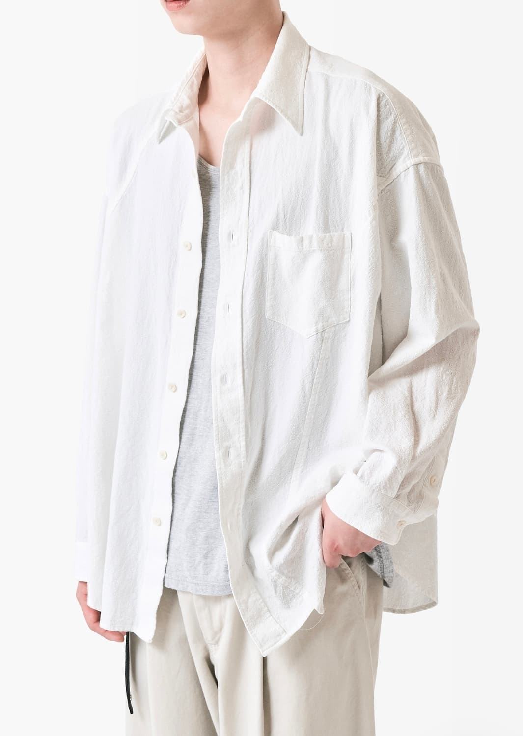 이얼즈어고 디비전 크럼플 루즈드 셔츠 3 상품이미지1