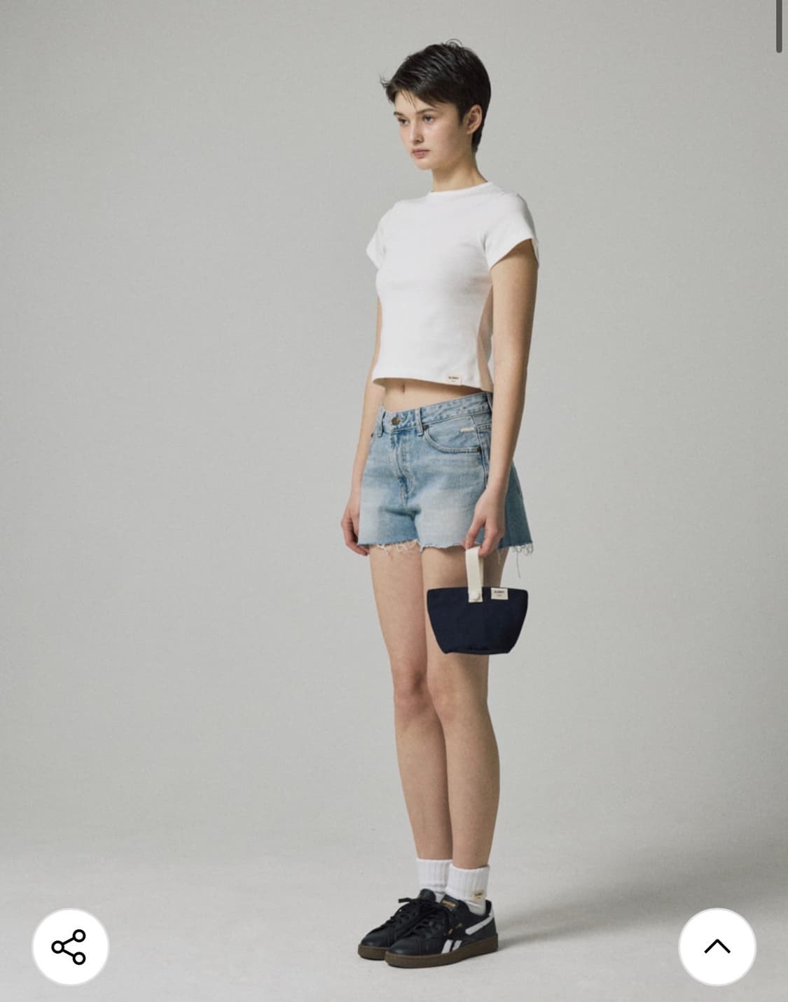 글로니 97 HAND CUTTING DENIM SHORTS  상품이미지2