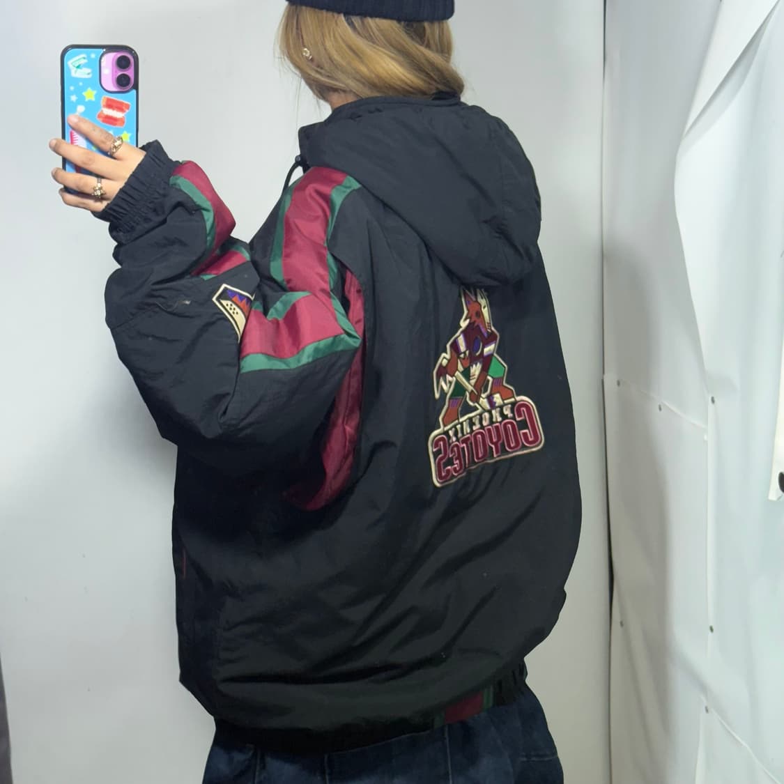 스타터 90s 올드스쿨 피닉스 코요테스 점퍼 상품이미지5