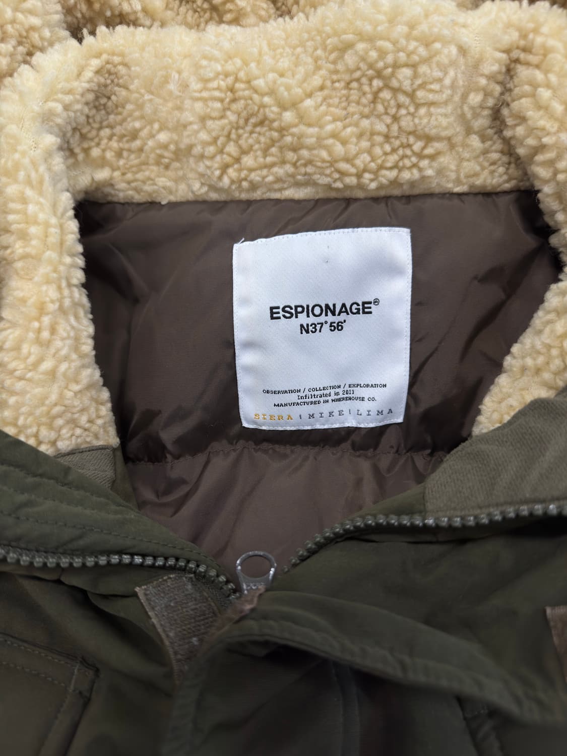 에스피오나지 콜비 다운 패딩 파카 상품이미지4