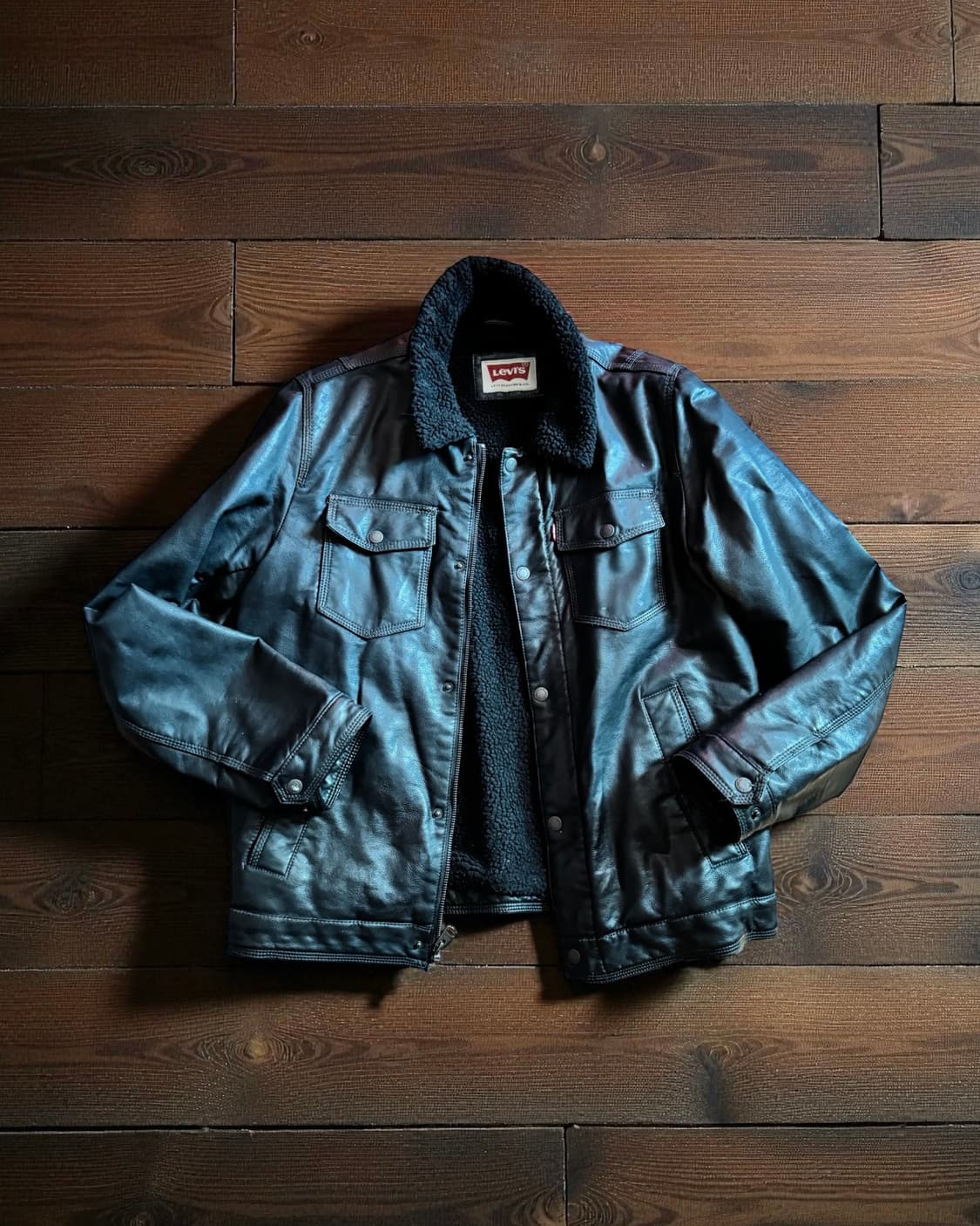 리바이스 쉐르파 비건 레더 자켓 상품이미지1