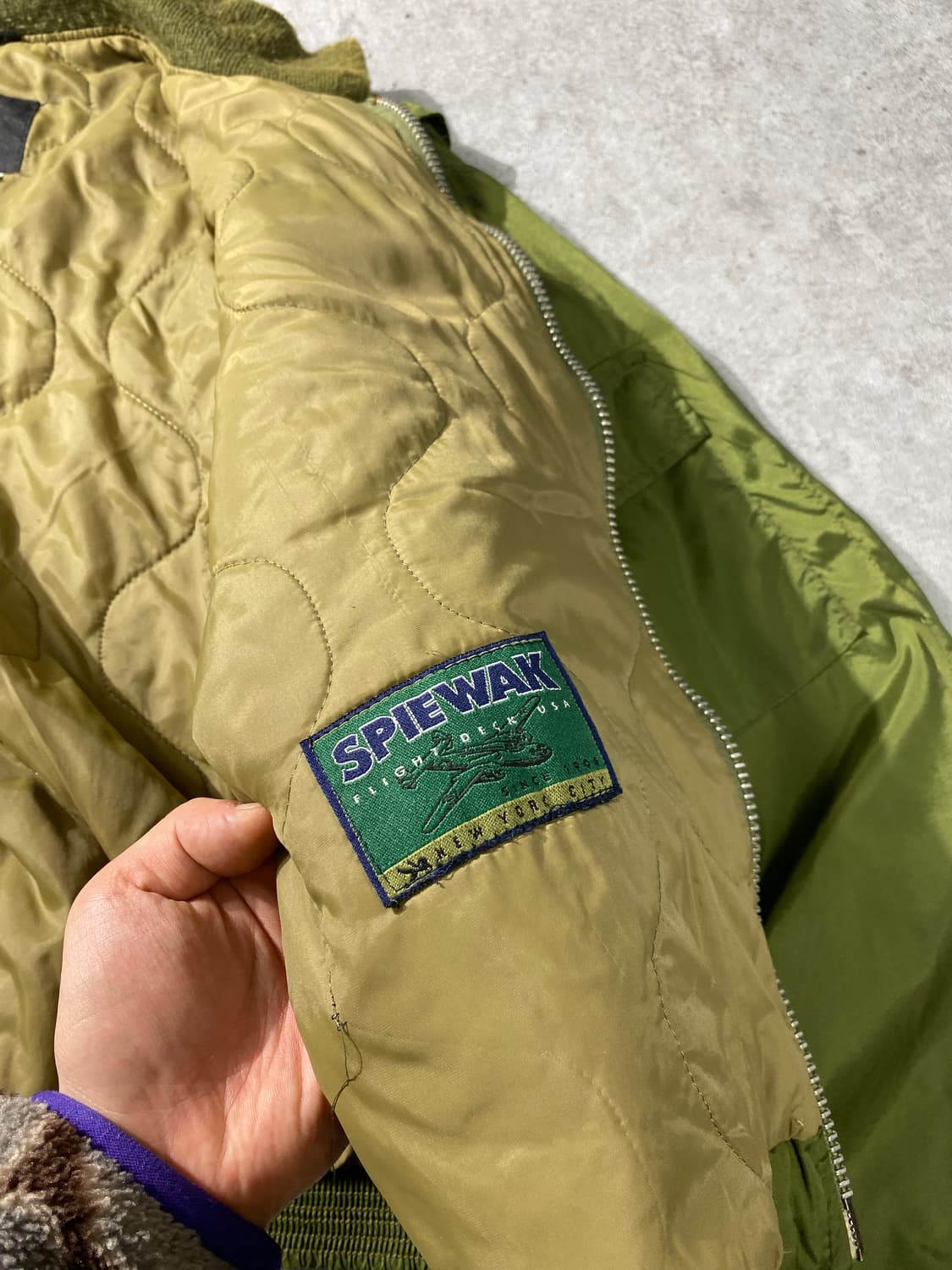 [46] SPIEWAK USA메이드 밀리터리 G-8 WEP 플라이트 자켓 상품이미지9