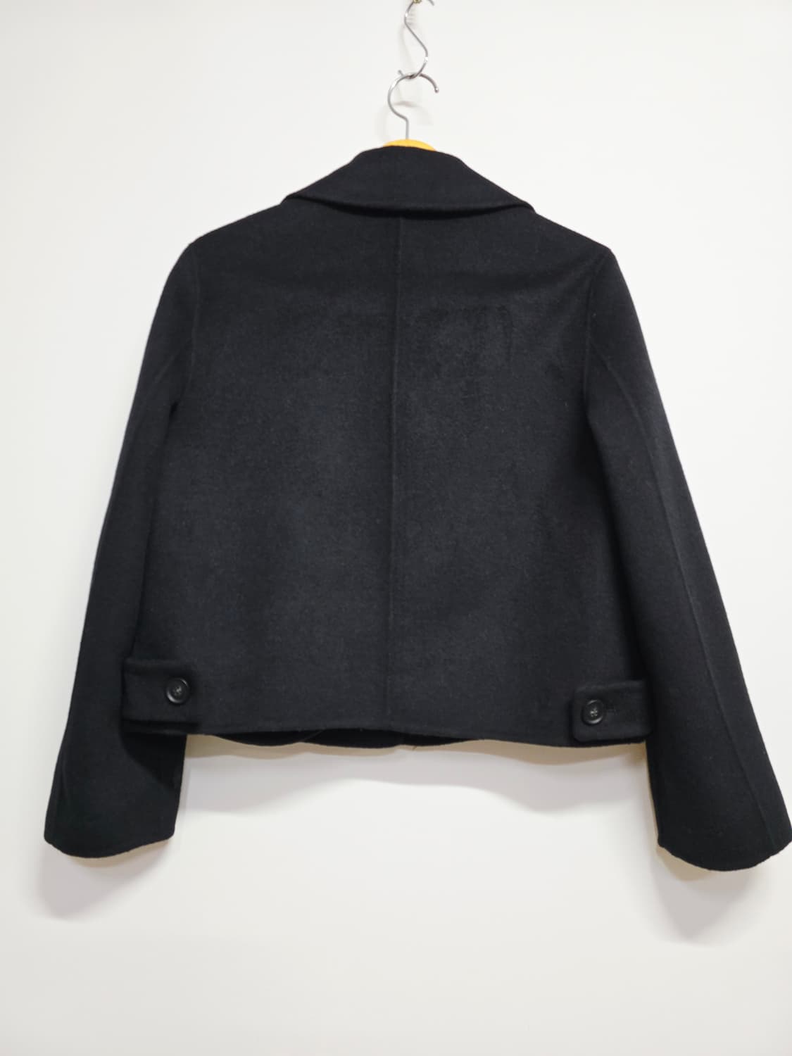 LIST 블랙 모앙고라캐시미어혼방 숏 자켓 55 상품이미지4
