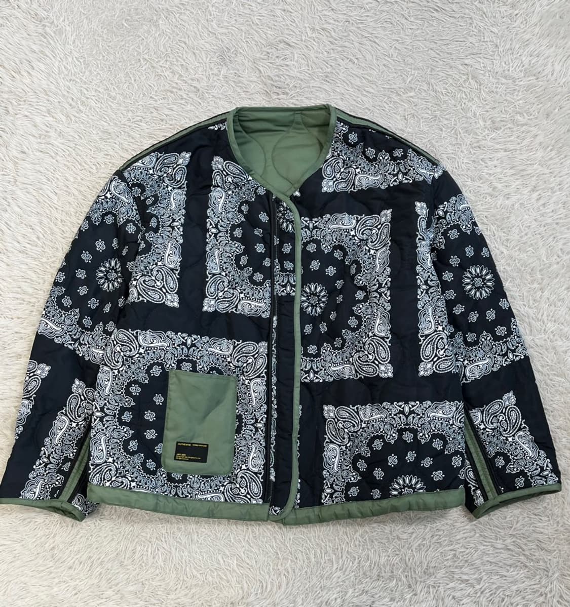빈티지 리버시블 퀼팅 자켓/#3233 상품이미지1