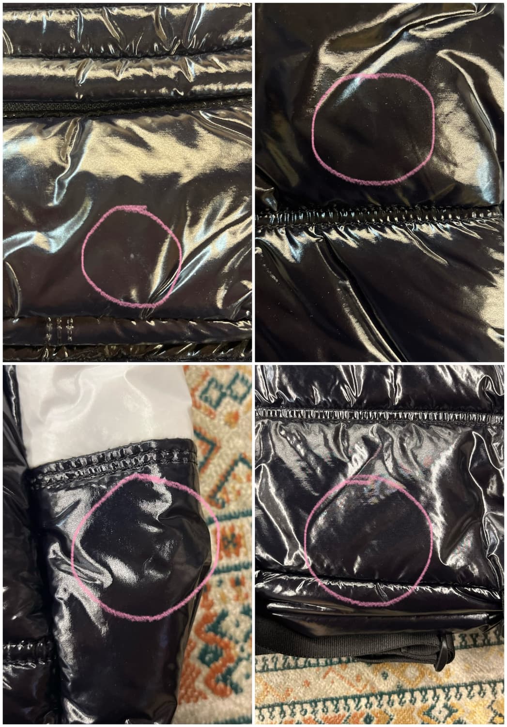 이미스 글로시 패디드 미니 백팩 화이트 #csz3074  상품이미지7