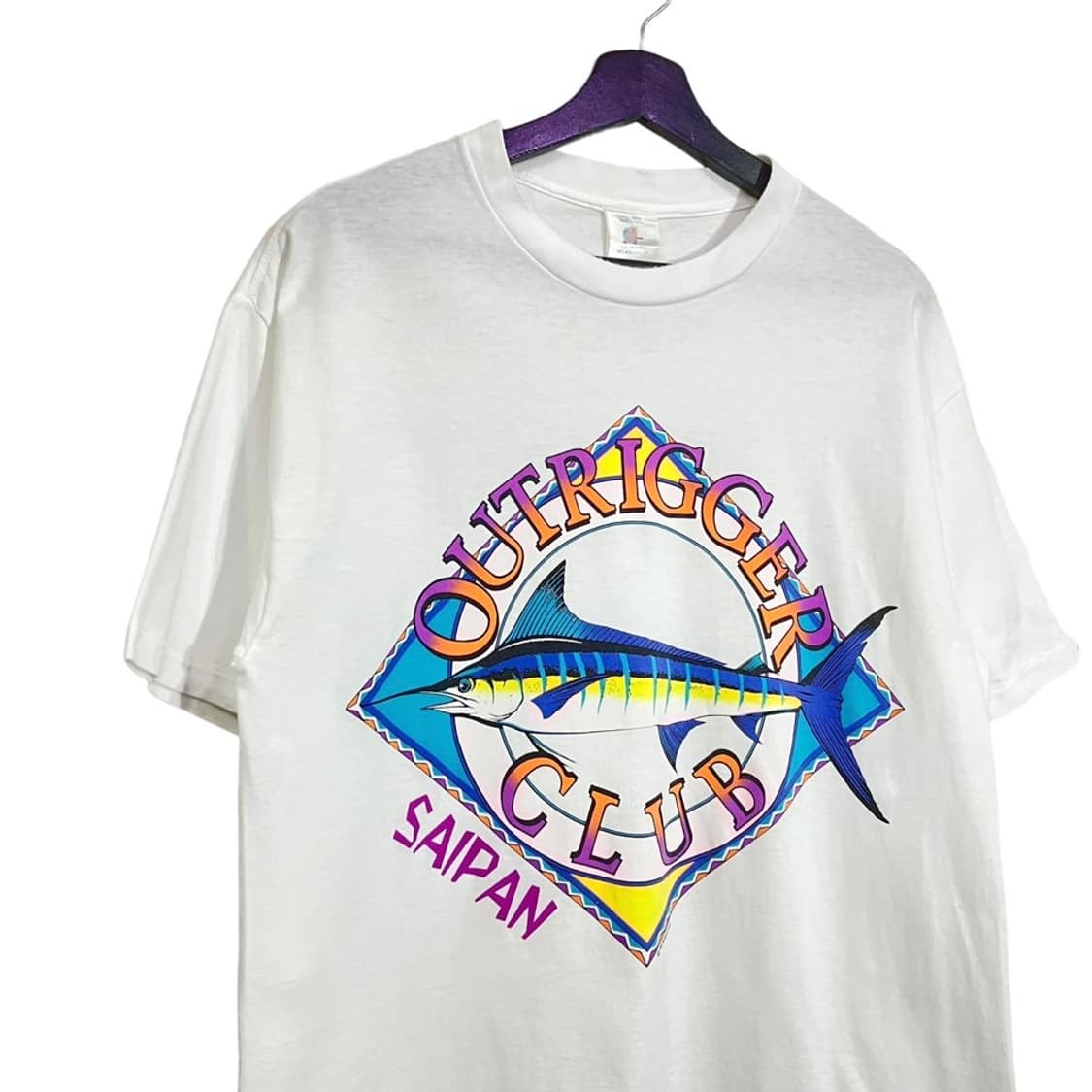 Usa albatross 피시 프린팅 반팔티 상품이미지4