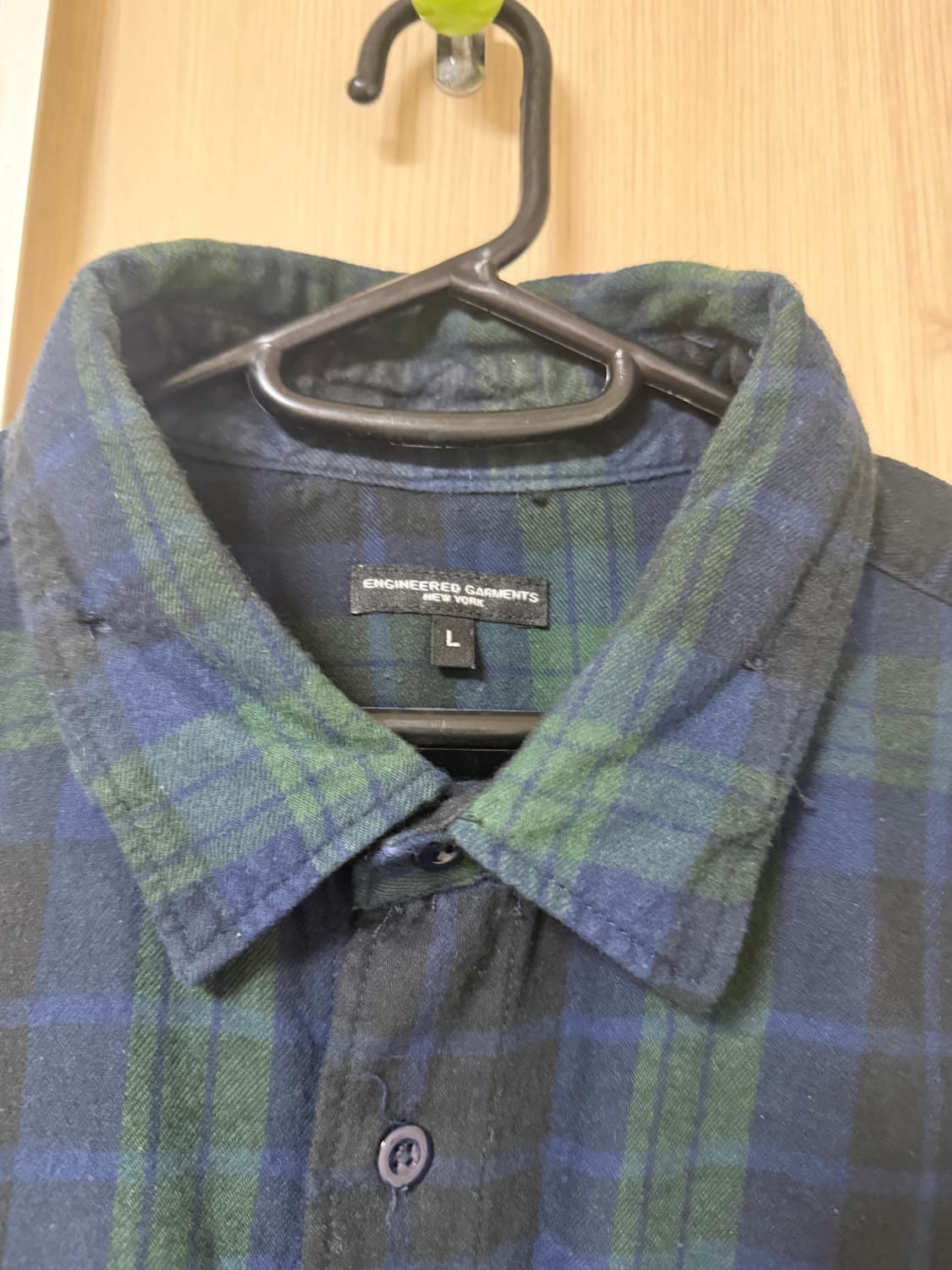 엔지니어드 가먼츠 23aw 트레일 블랙와치 플란넬 셔츠 상품이미지2