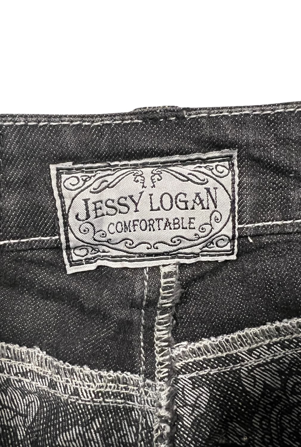 P056 Jessy Logan Y2K 백포켓 데님 팬츠 상품이미지3