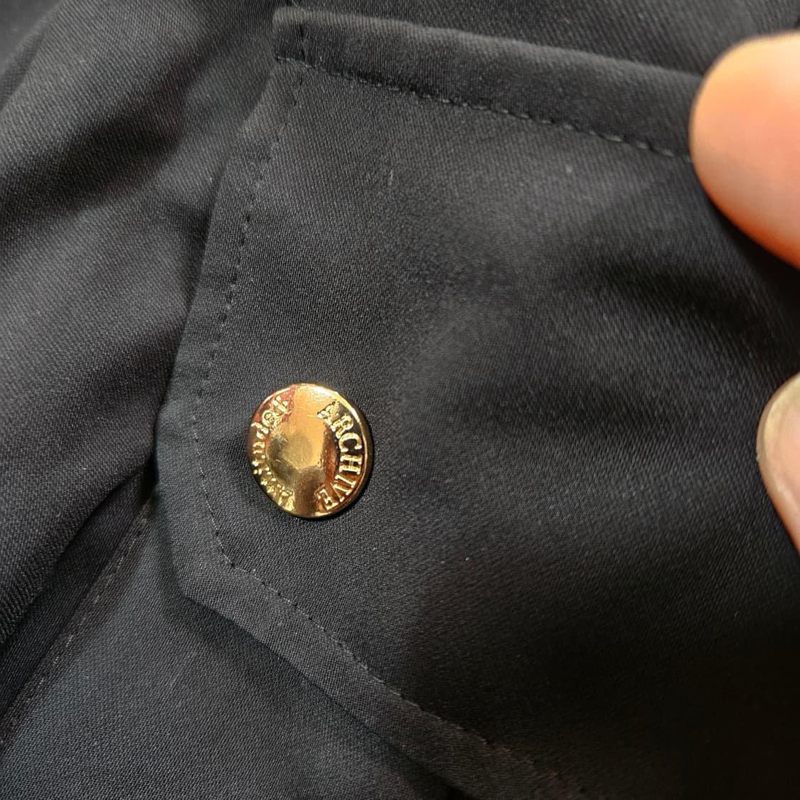 시스템(SYSTEM) 22ss 골든 버튼 드로우 스트링 롱 스커트 상품이미지4