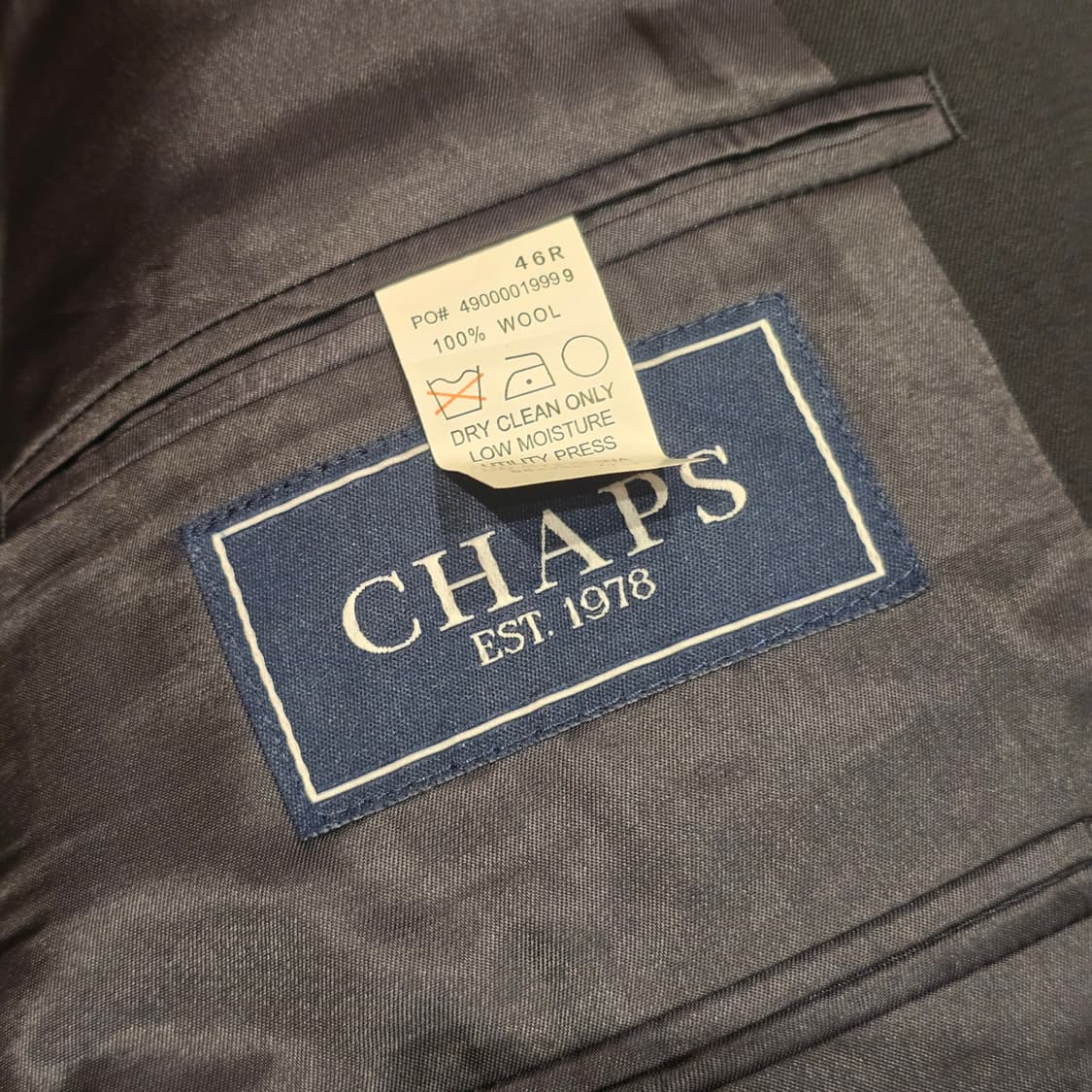 Chaps 블랙 블레이저 금장 투버튼 자켓 상품이미지6