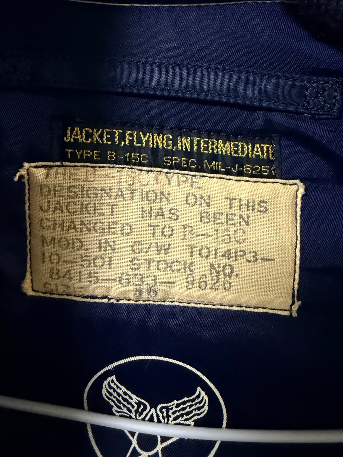 버즈릭슨 B-15 navy rare 36 size 상품이미지4