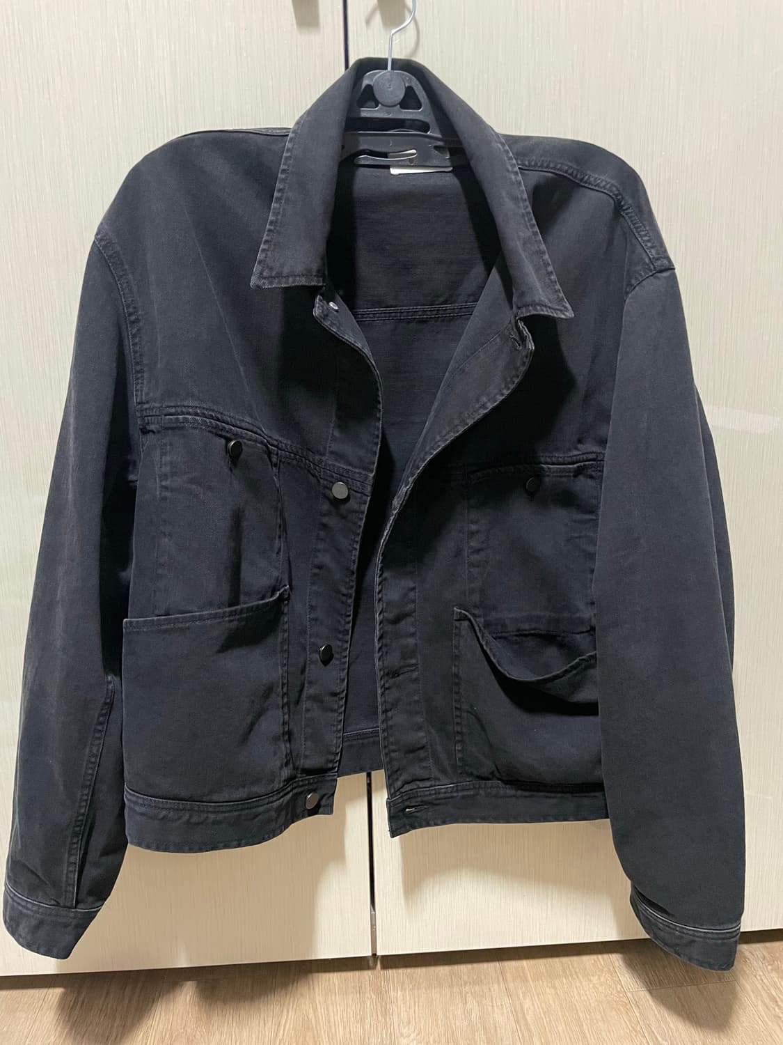 LEMAIRE 4포켓 블루종 데님 재킷 사이즈XL 상품이미지1