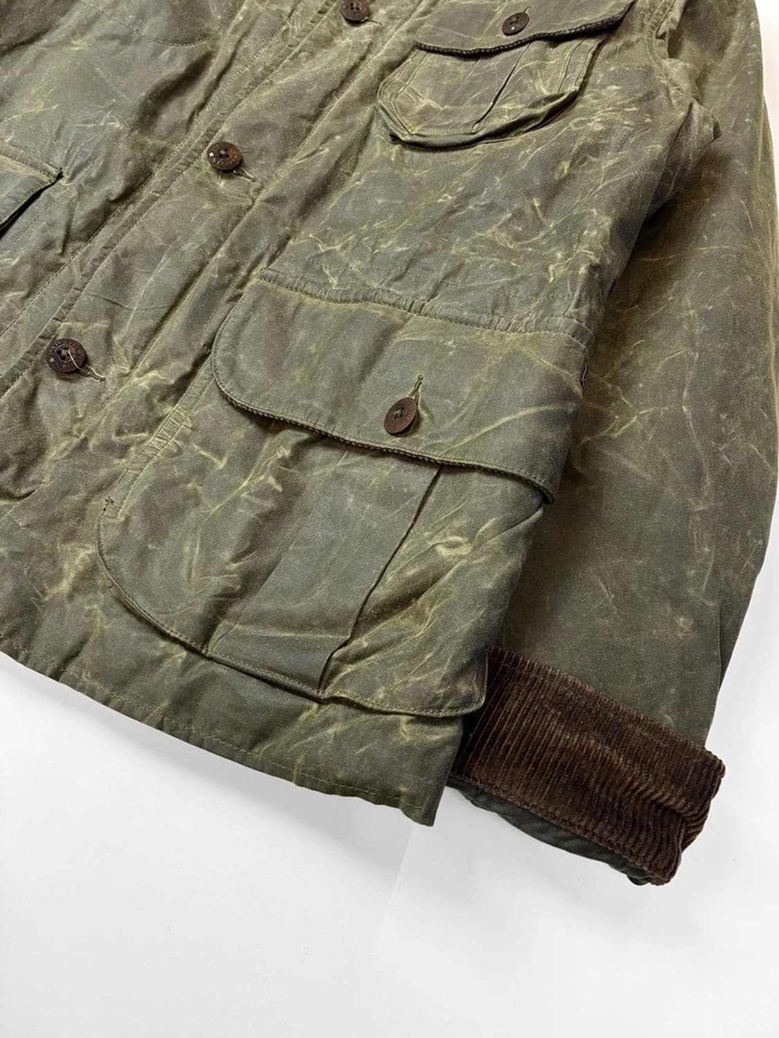 폴로 랄프로렌 90's 오일 클로스 왁스 모호크 헌팅 자켓 PN5654 상품이미지3