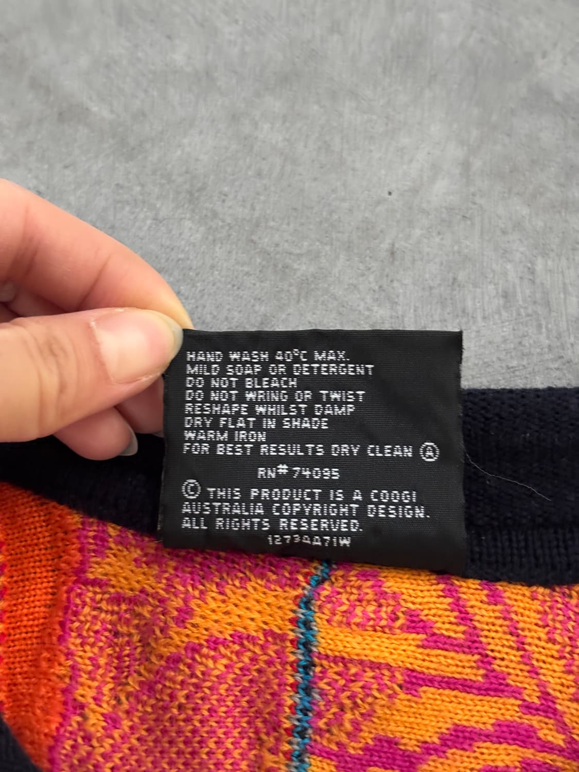 Coogi 쿠지 멀티컬러 케이블 니트  상품이미지7