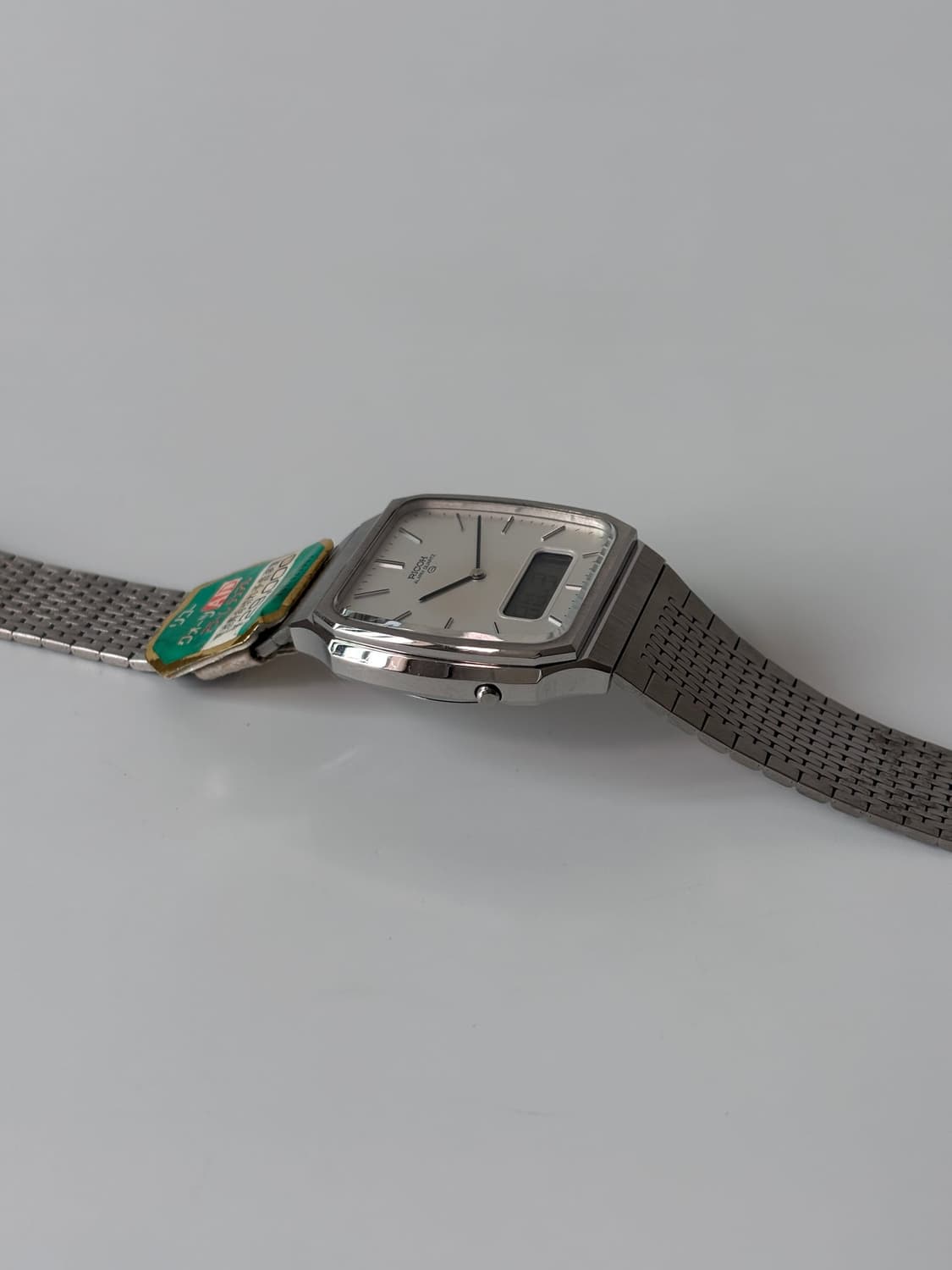1980s Silver Square Ana-Digi Riquartz 상품이미지6