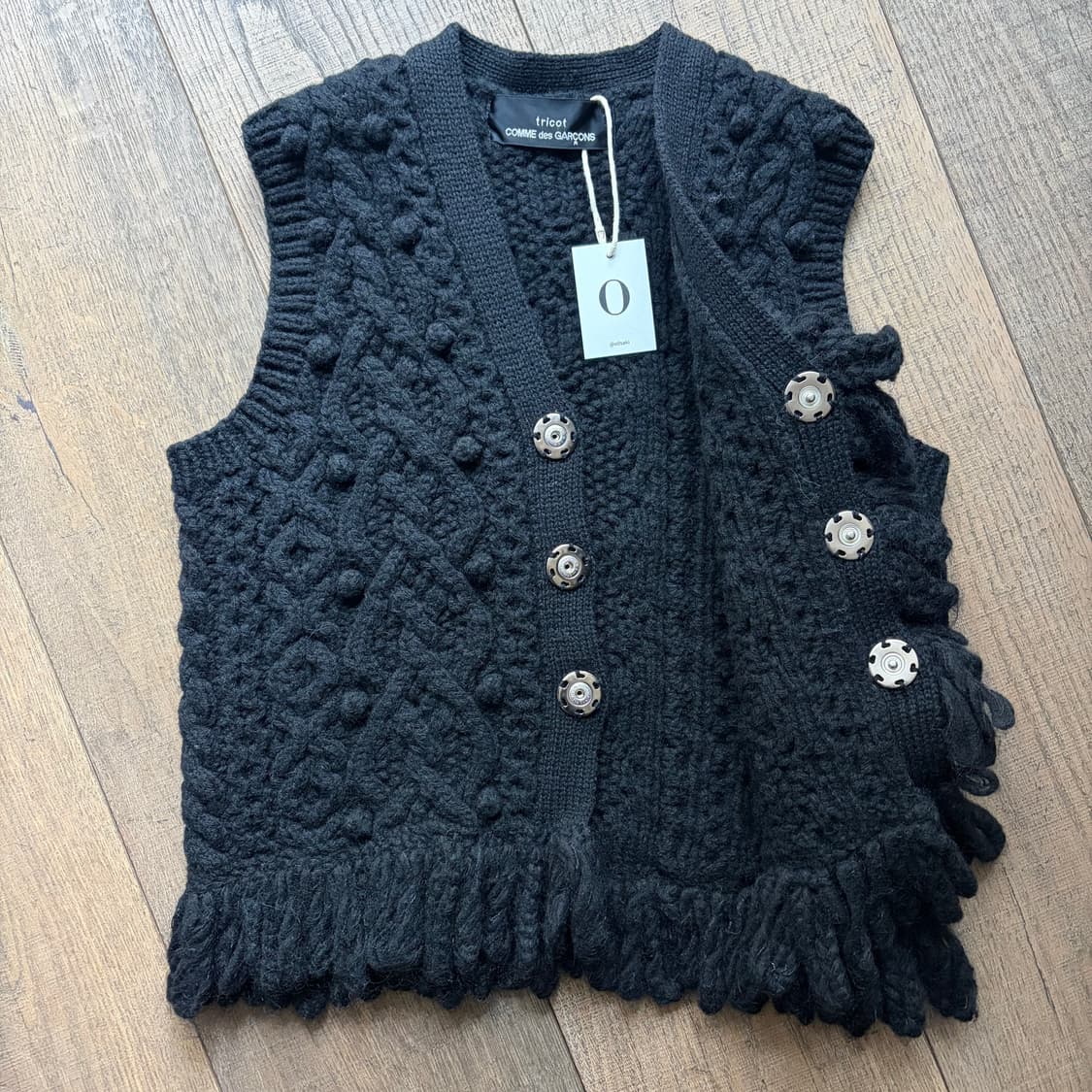 Hairy Motif Crochet Vest 상품이미지6