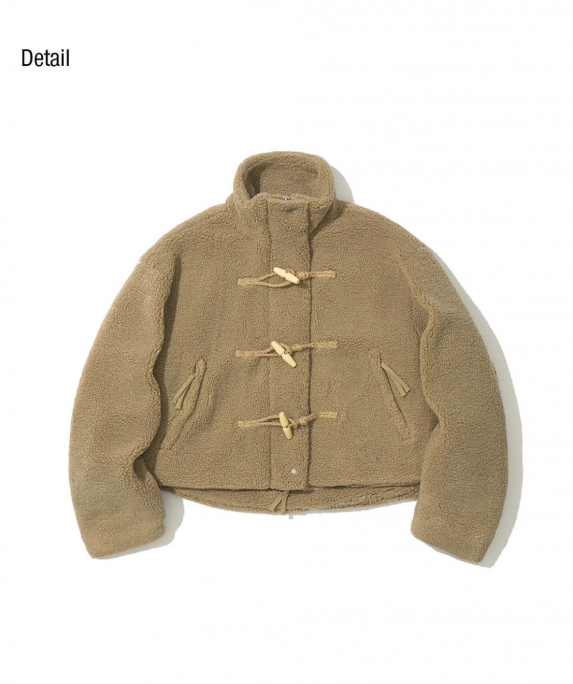 파르티멘토 플러피 더플 자켓 베이지 상품이미지2