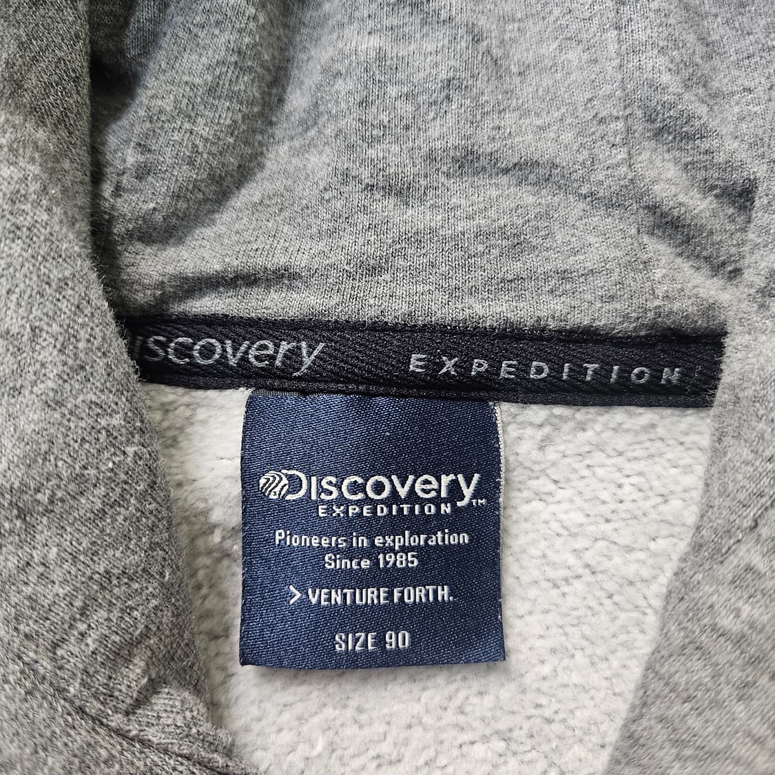 90 디스커버리 여성 빅로고 후드티 0326Y 상품이미지3