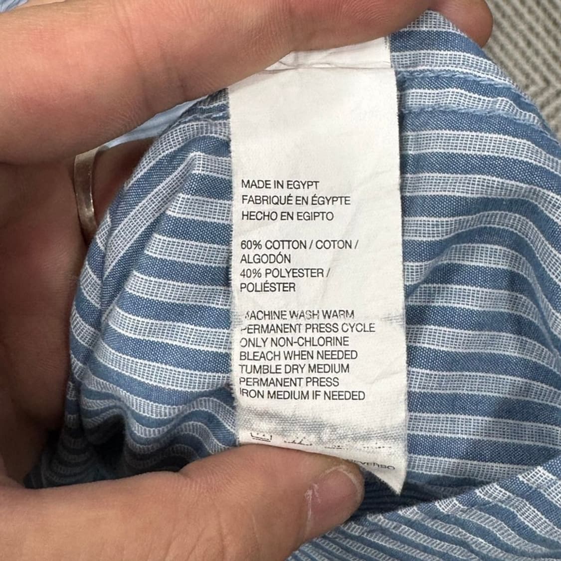 arrow 스트라이프 반팔 셔츠 v2845 상품이미지6