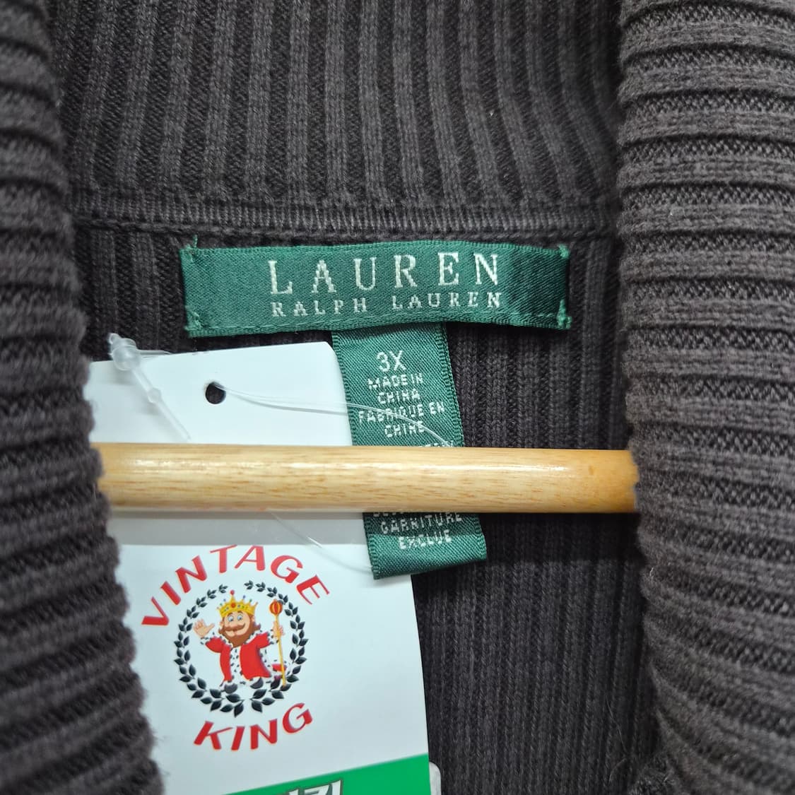 플로 랄프로렌 터틀넥 니트 블랙 여성 L 상품이미지3