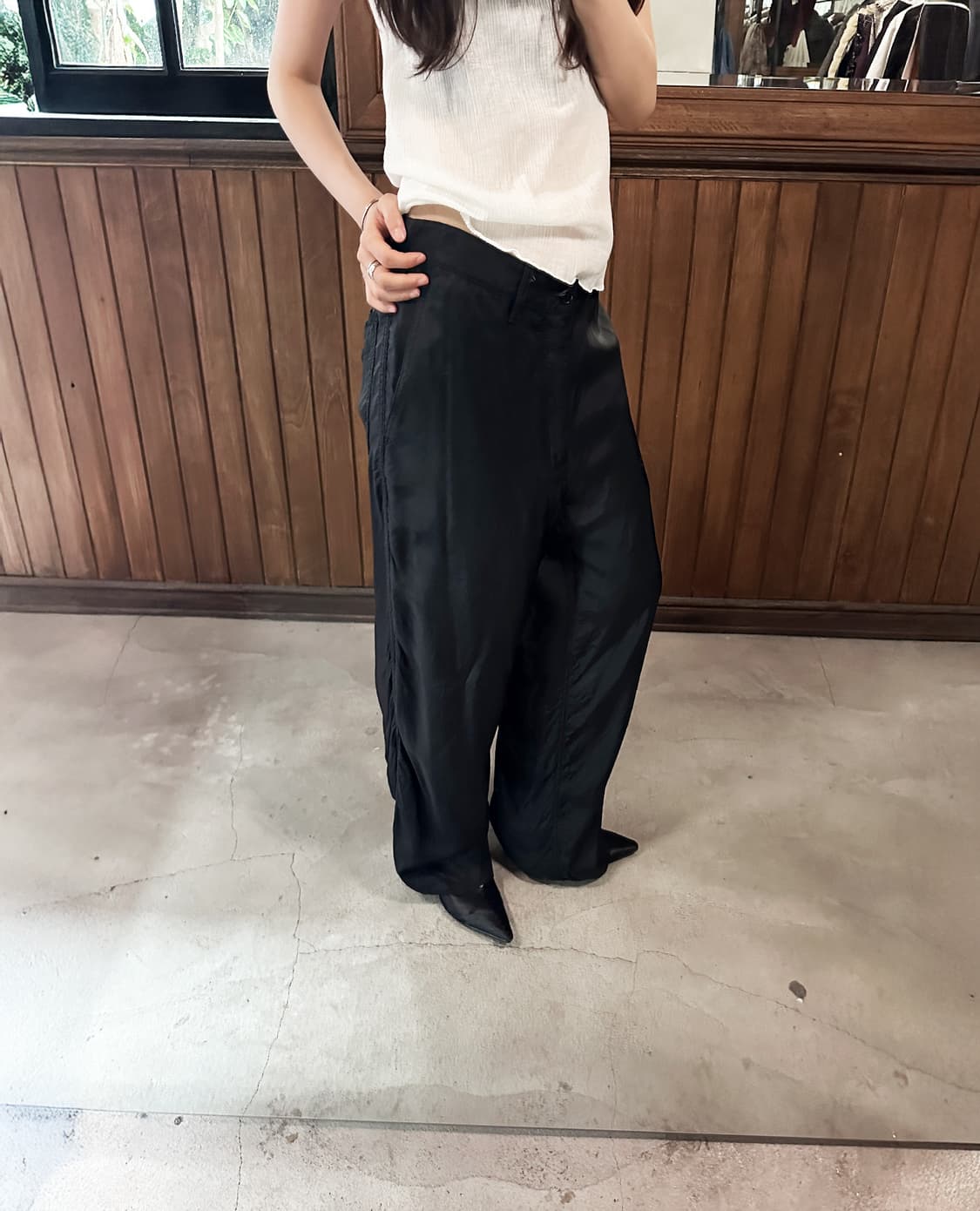 COMME DES GARCONS shirring wide pants 상품이미지1
