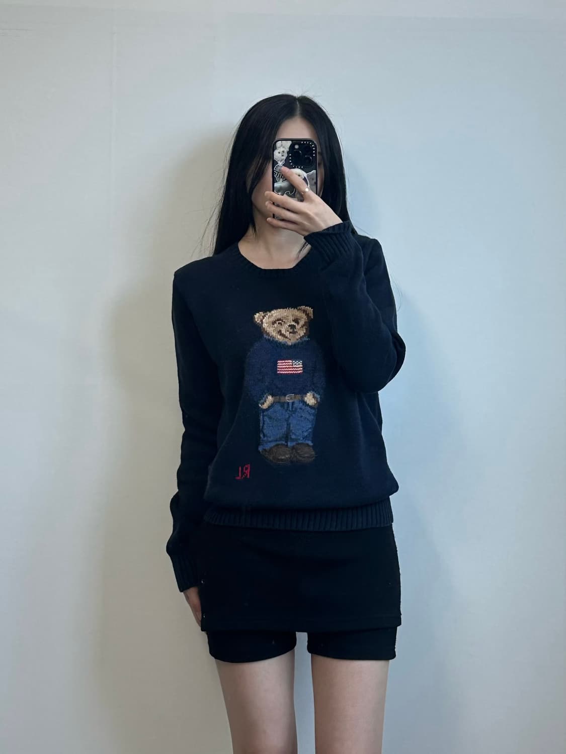 폴로 랄프로렌 신형 베어 코튼 네이비 스웨터 니트  상품이미지1