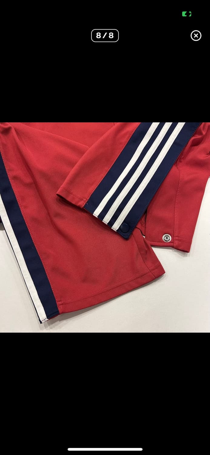 [S] 아디다스 NBA 버튼 트랙 팬츠 레드 A259 상품이미지8