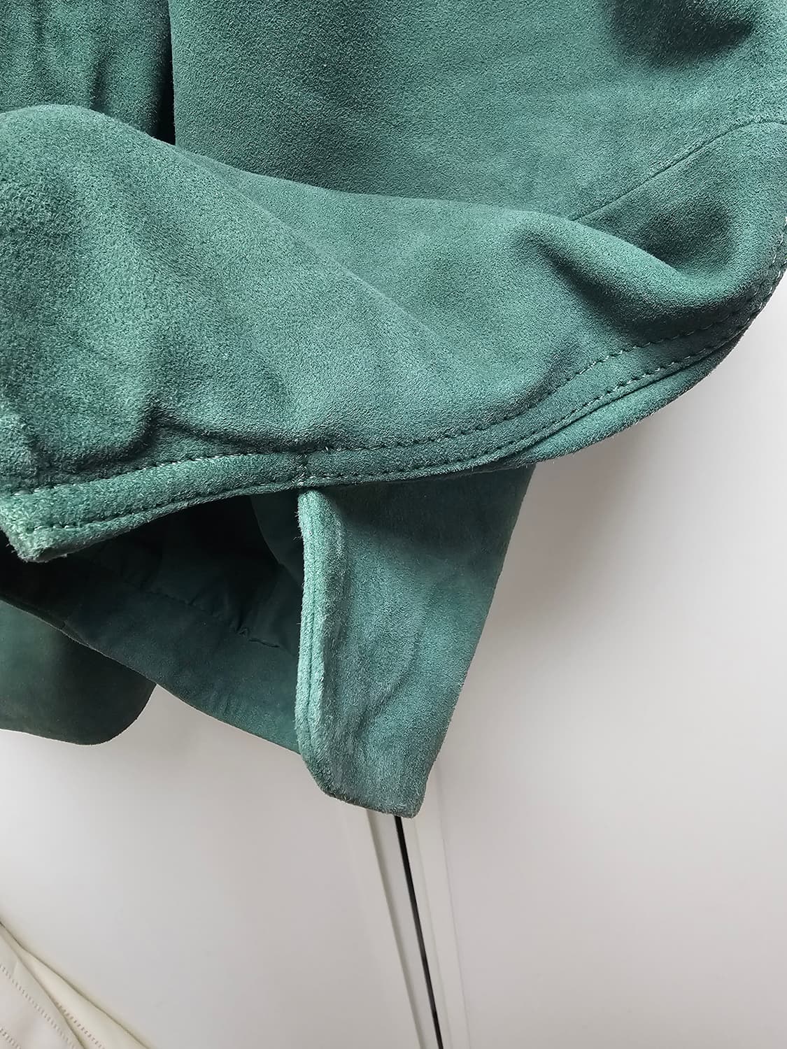 새상품 자라 양가죽 스웨이드 릴렉스핏 버뮤다 팬츠 상품이미지10