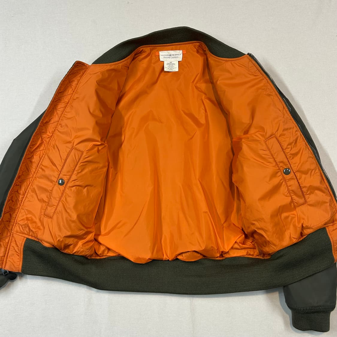 M) 데님앤서플라이 랄프로렌 밀리터리 패치 MA-1 항공점퍼 상품이미지5