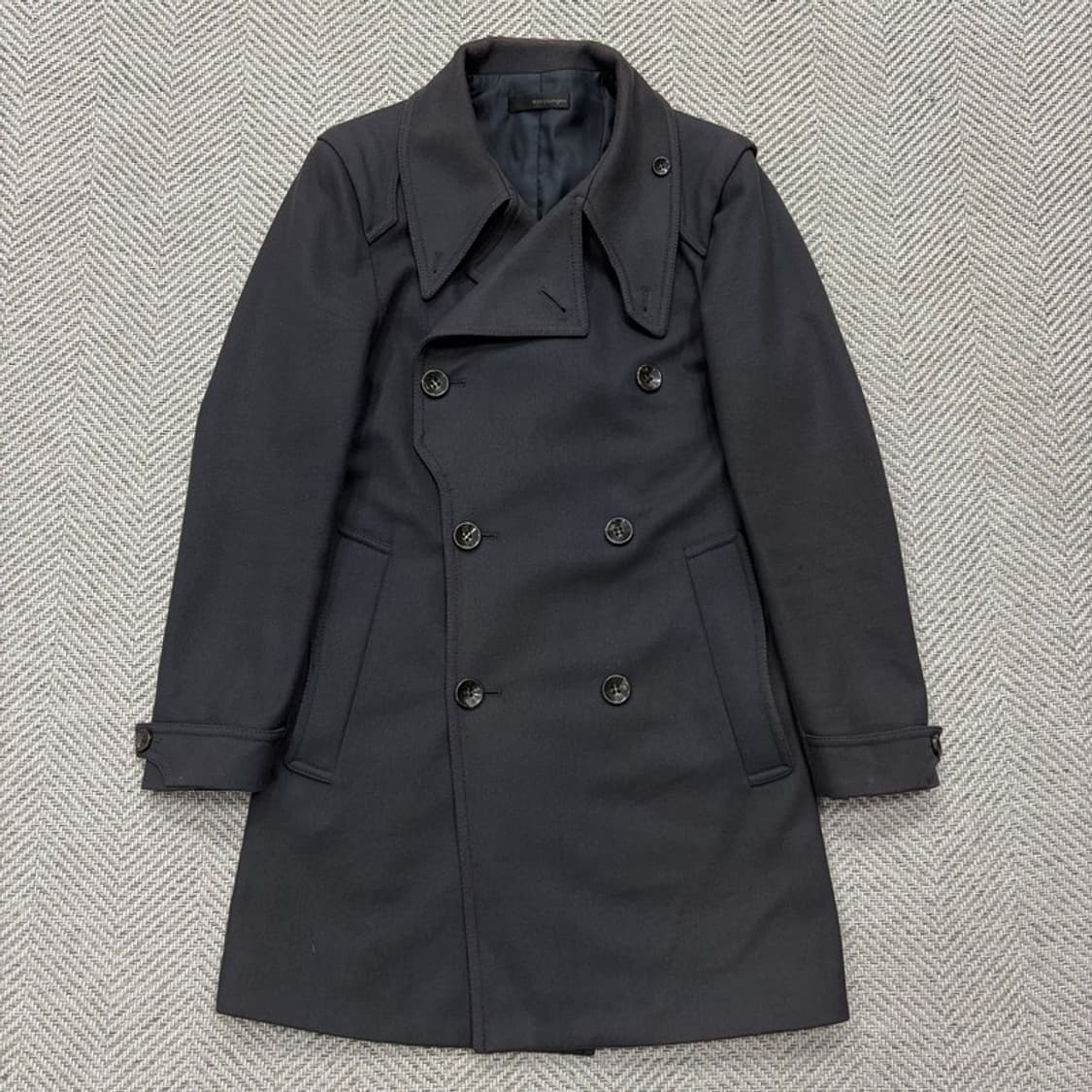 우영미 울 캐시미어 더블코트 v1975 상품이미지1