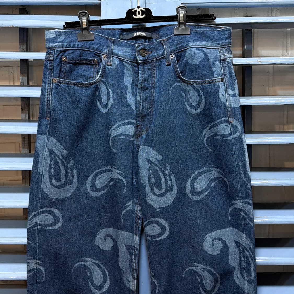 자크뮈스 페이즐리 데님팬츠 상품이미지4