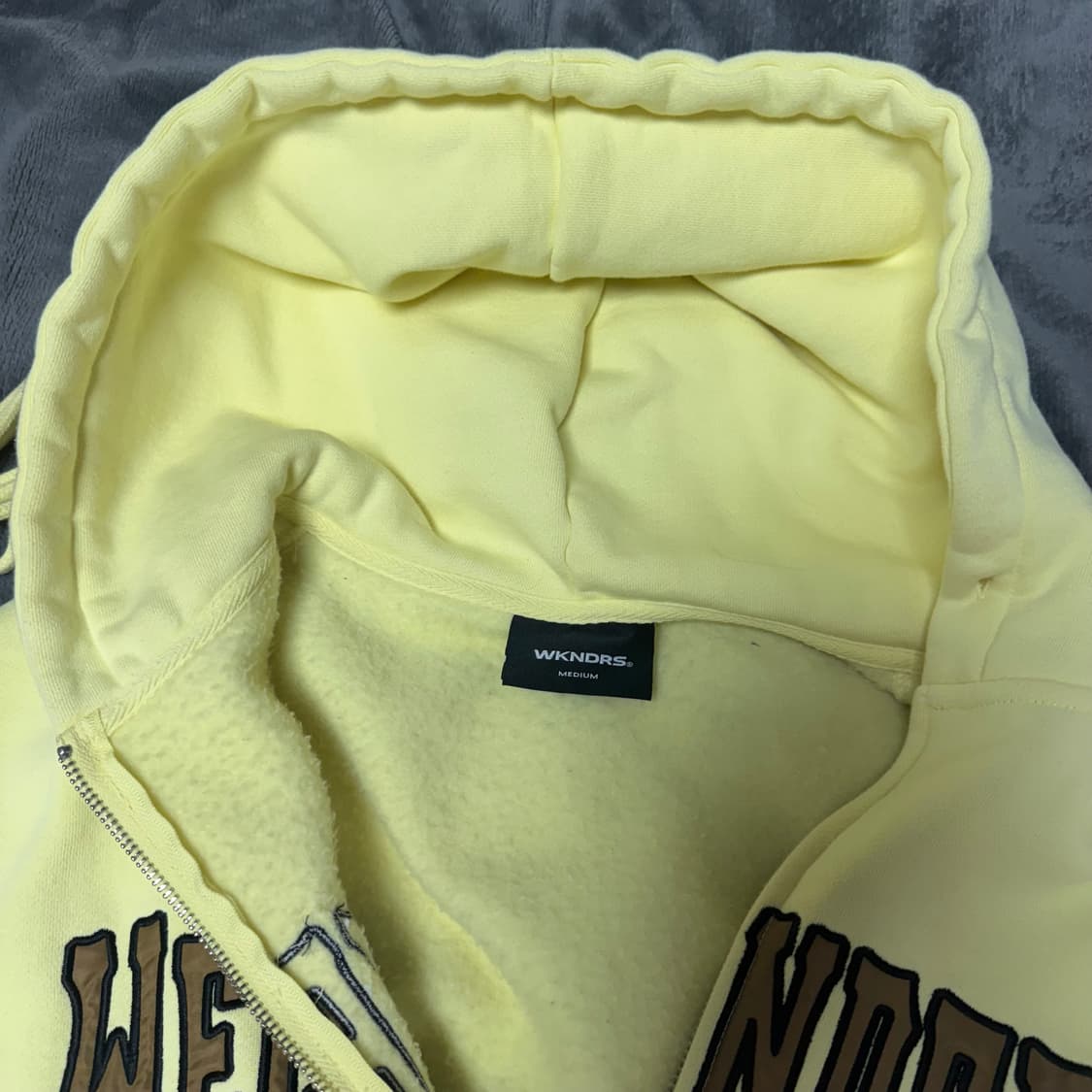 위캔더스 레몬 후드집업 (노랑/옐로우) 상품이미지4