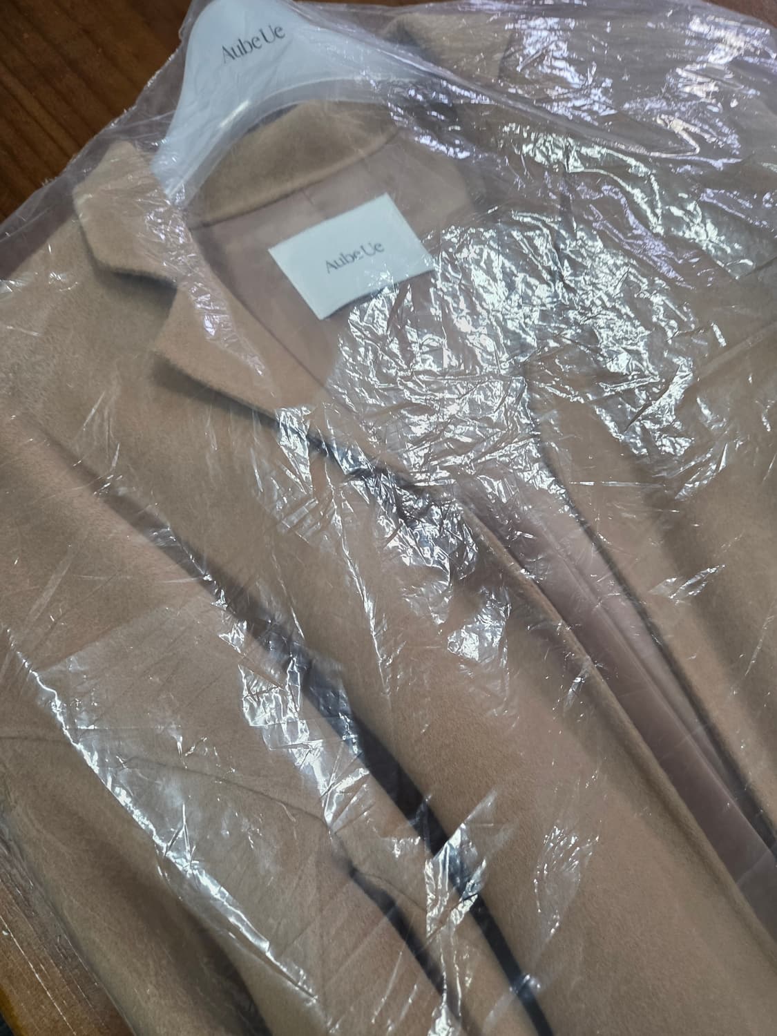 캐시미어 로브 핸드메이드 코트 카멜.56만원.택있음 상품이미지5